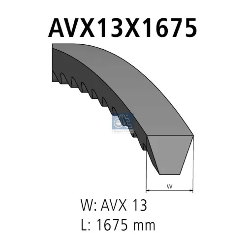 V-snaar DT Spare Parts 5.41407)