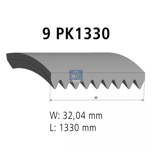 V-vormige riem DT Spare Parts 3.34316)
