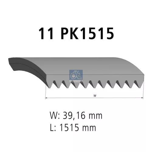 V-vormige riem DT Spare Parts 3.34328)