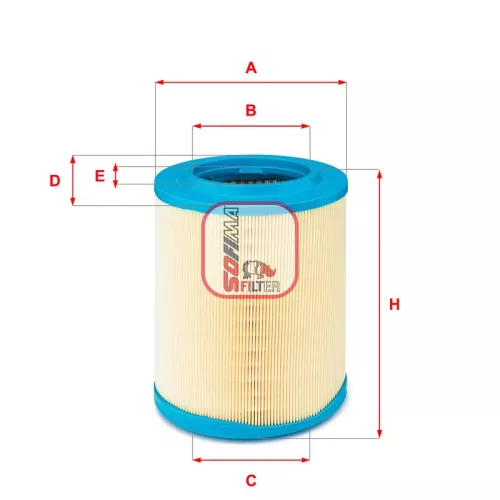 Luchtfilter SOFIMA S 7606 A)