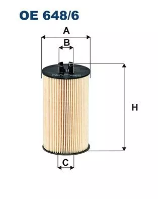 Oil Filter FILTRON OE 648/6)