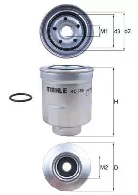 Fuel Filter KNECHT KC 389D)