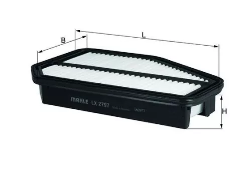 Luchtfilter KNECHT LX 2797)
