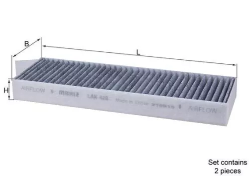 Filter, cabinelucht KNECHT LAK 428/S)