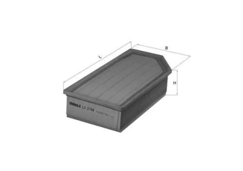 Luchtfilter KNECHT LX 2788)