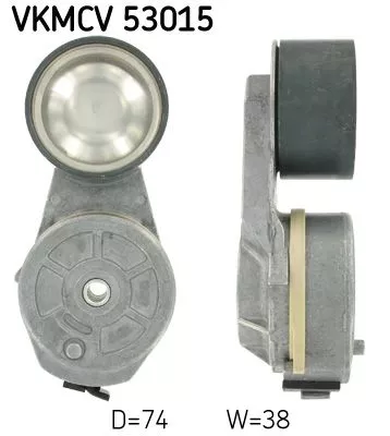 Riemspanner, V-geribbelde riem SKF VKMCV 53015)