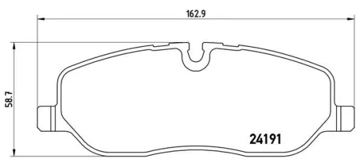 Brake Pad Set, disc brake BREMBO P 44 014)