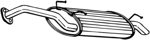 Achterdemper BOSAL 165-153)