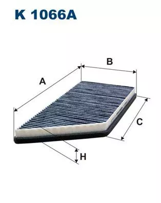 Filter, cabin air FILTRON K 1066A)