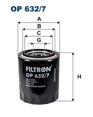 Oil Filter FILTRON OP 632/7)