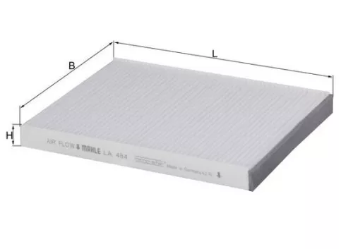 Filter, cabinelucht KNECHT LA 484)