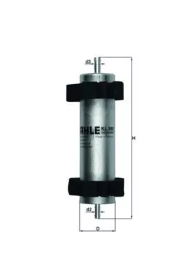Fuel Filter KNECHT KL 660)