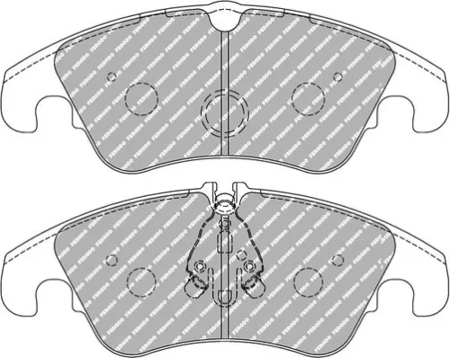 Remblokkenset, schijfrem FERODO RACING FCP4044H)