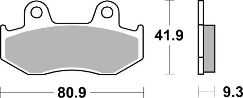 Remblokkenset, schijfrem BREMBO 07038XS)