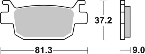 Remblokkenset, schijfrem BREMBO 07064)
