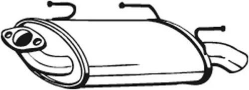 Achterdemper BOSAL 145-605)