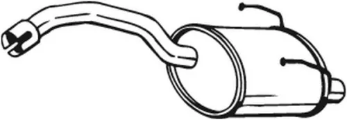 Achterdemper BOSAL 148-357)