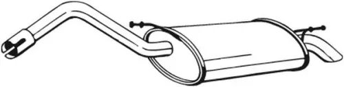 Achterdemper BOSAL 154-065)