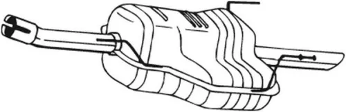 Achterdemper BOSAL 185-307)