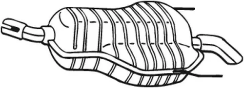 Achterdemper BOSAL 185-489)