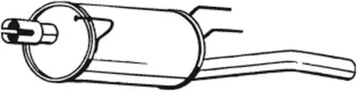 Achterdemper BOSAL 185-637)