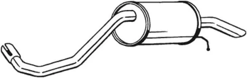 Achterdemper BOSAL 233-419)