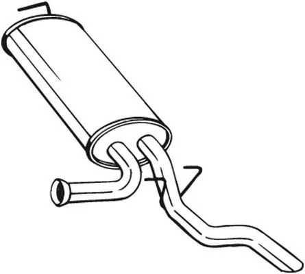 Achterdemper BOSAL 278-651)