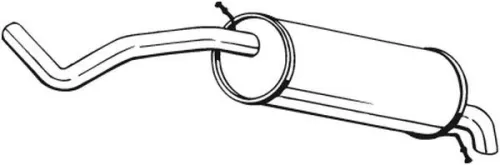 Achterdemper BOSAL 279-757)