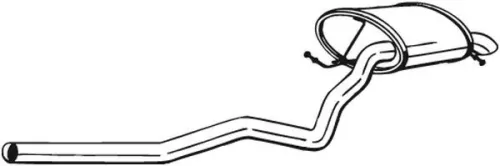Achterdemper BOSAL 282-713)