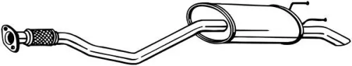 Achterdemper BOSAL 283-667)
