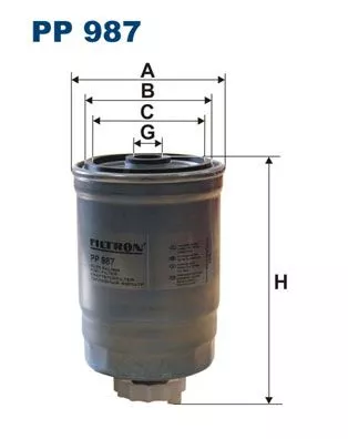 Fuel Filter FILTRON PP 987)