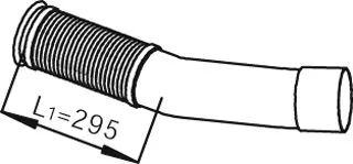 Uitlaatpijp DINEX 54242)