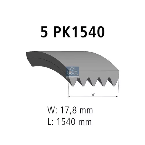 V-vormige riem DT Spare Parts 6.31510)