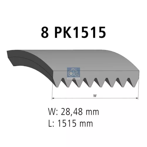 V-vormige riem DT Spare Parts 6.31520)