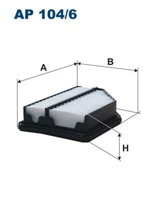 Air Filter FILTRON AP 104/6)