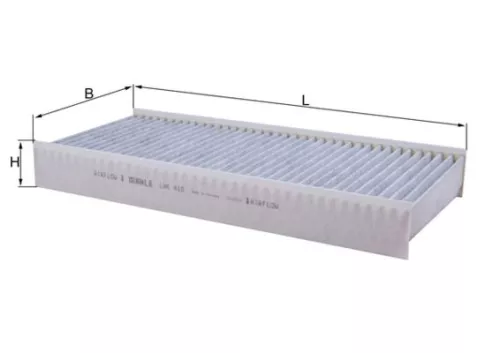 Filter, cabinelucht KNECHT LAK 410)