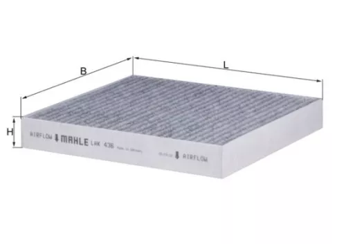 Filter, cabinelucht KNECHT LAK 436)