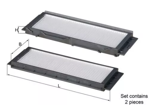 Filter, cabinelucht KNECHT LA 501/S)