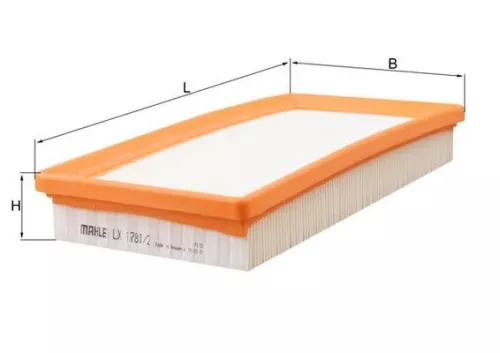 Luchtfilter KNECHT LX 1781/2)