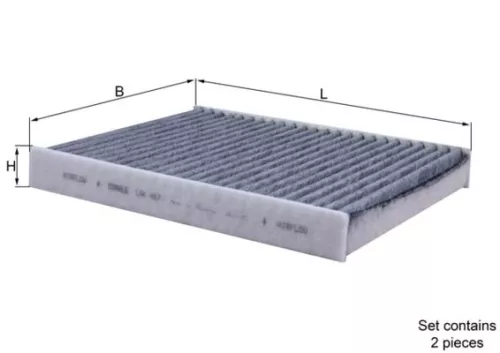 Filter, cabin air KNECHT LAK 467/S)