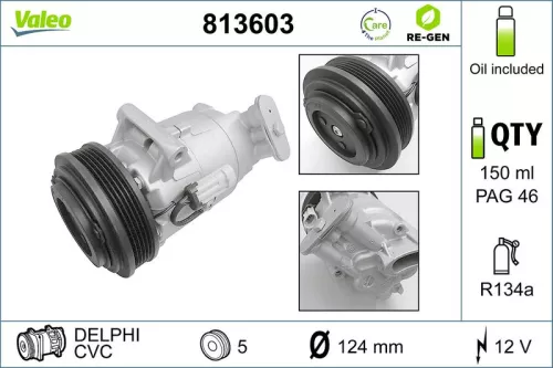 Compressor, air conditioning VALEO 813603)