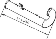 Exhaust Pipe ORIGINAL IMPERIUM 21755)