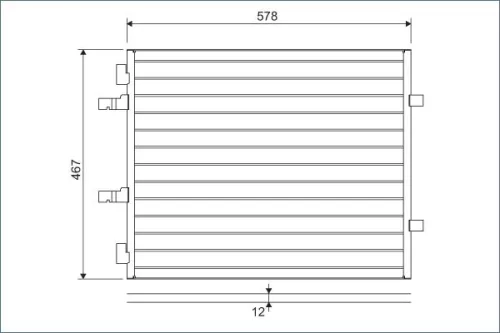 Condensor, airconditioning VALEO 814172)