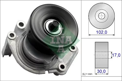 Riemspanner, V-geribbelde riem Schaeffler INA 534 0350 10)