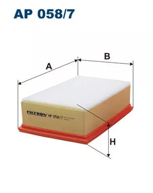 Luchtfilter FILTRON AP 058/7)