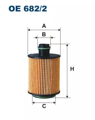 Oliefilter FILTRON OE 682/2)
