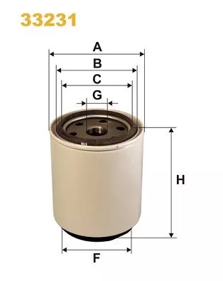 Fuel Filter WIX FILTERS 33231)