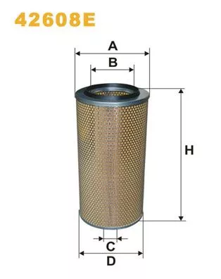 Air Filter WIX FILTERS 42608E)