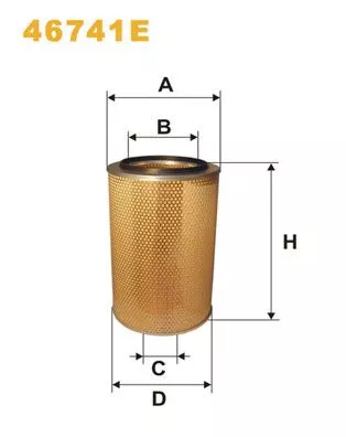 Air Filter WIX FILTERS 46741E)