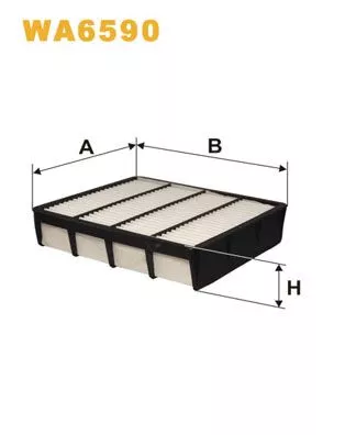 Luchtfilter WIX FILTERS WA6590)
